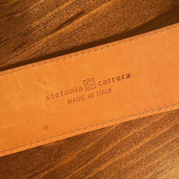 Stefania Carrera brown leather belt - Picture 4 of 6